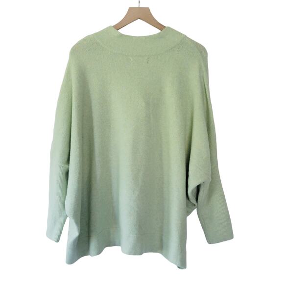 Anthropologie Pistachio Oversized V-Neck Sweater - Large - Picture 5 of 5
